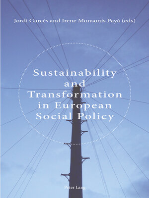 cover image of Sustainability and Transformation in European Social Policy